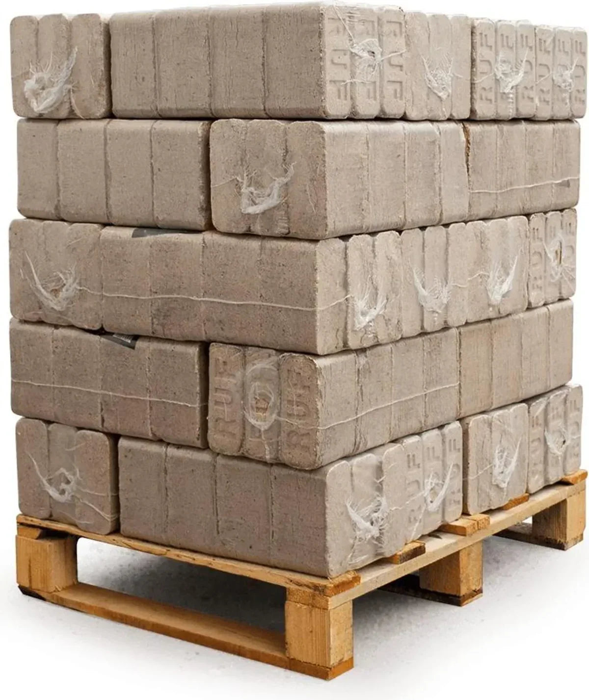 Heizfuxx RUF Original Red Holzbriketts – 300 kg Palette (30 x 10 kg)