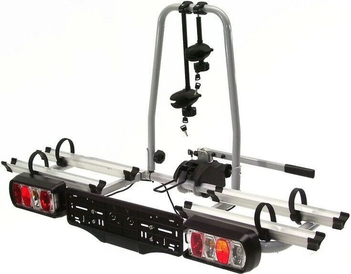 Fahrradträger für 2 ebikes Fahrräder 60kg Heckträger Anhängerkupplung Abklappbar