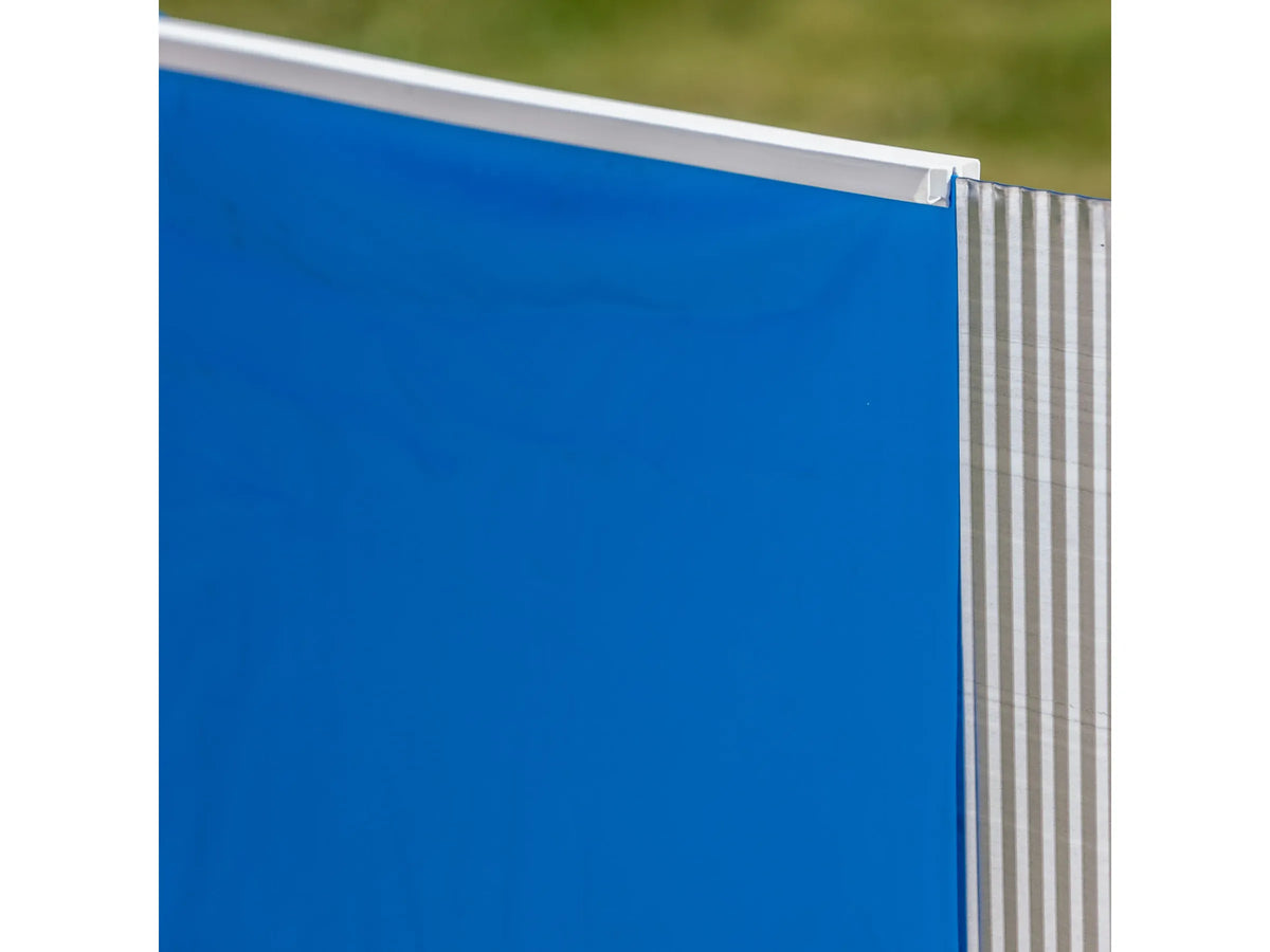 Gre Stahlwand-Pool Fidji Ø 350 cm x 120 cm Rund Weiß