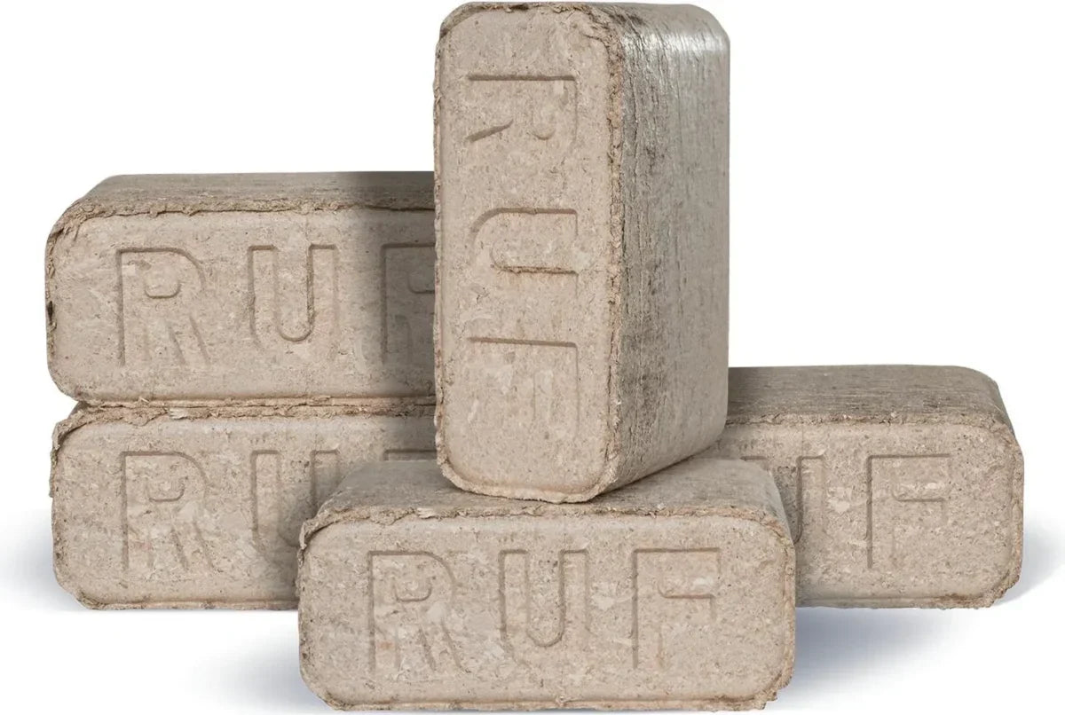 HEIZFUXX RUF Original Red Hartholzbriketts 960 kg (96 x 10 kg)