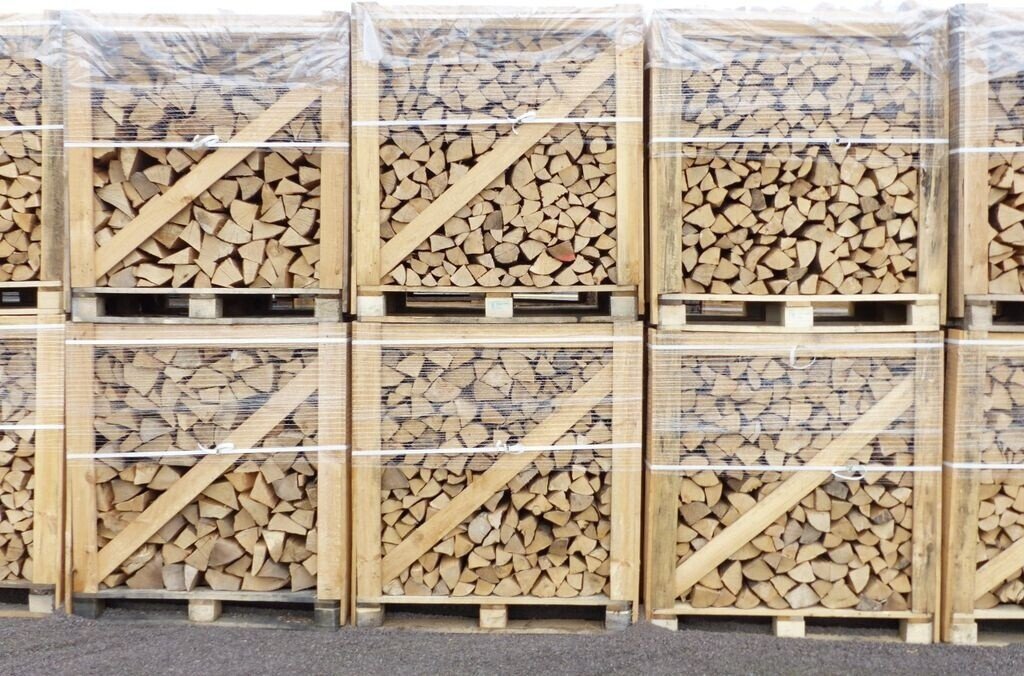gruenwaren jakubik Brennholz Buche trocken 1 m³ Palette